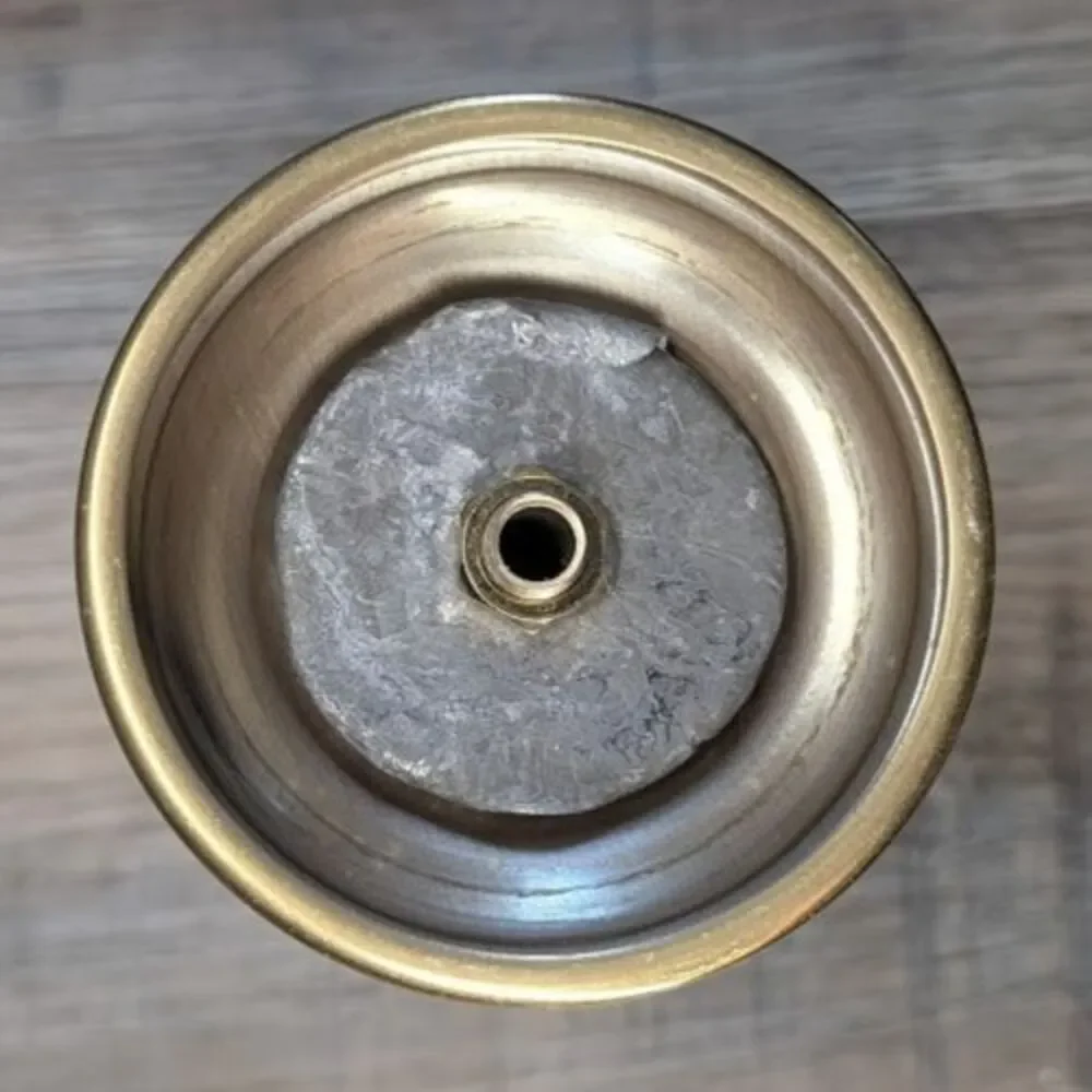 Vintage Solid Brass Candlestick Holder 5” Heavy Classic Design